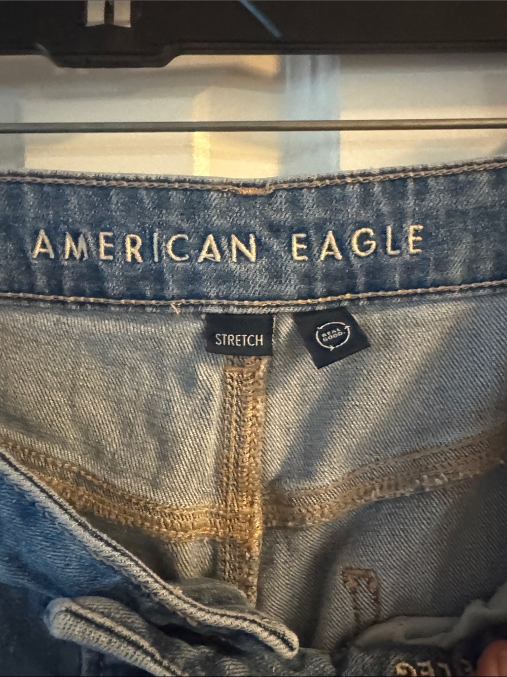 American Eagle Outfitters Super High Rise Baggy Wide Leg Jeans - Picture 2 of 7
